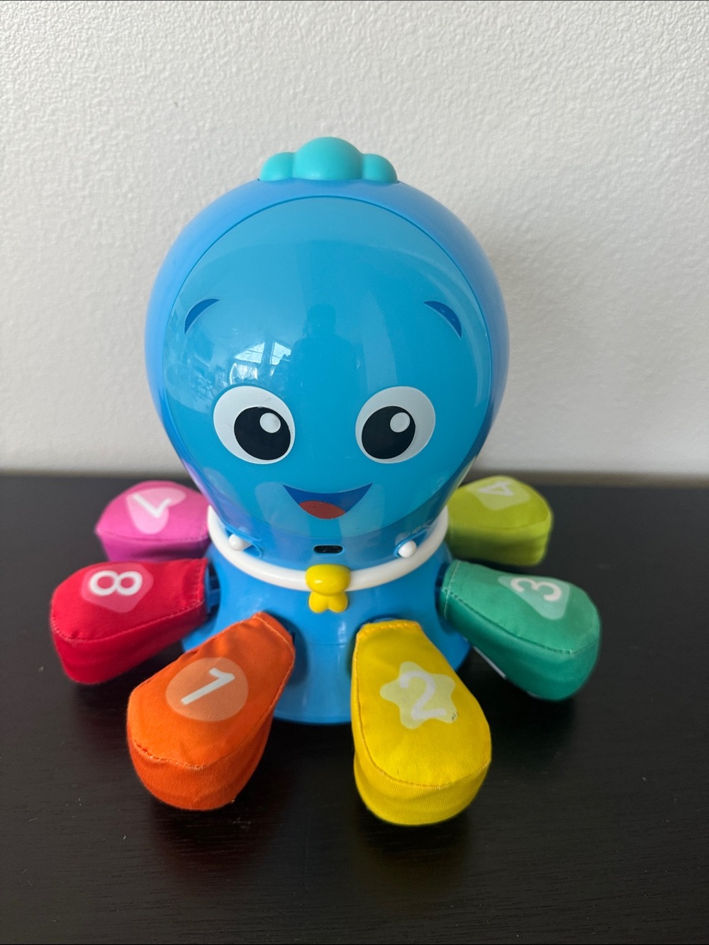 Baby Einstein Interactive Blue Octopus Counting Toy Colorful Numbered Tentacles